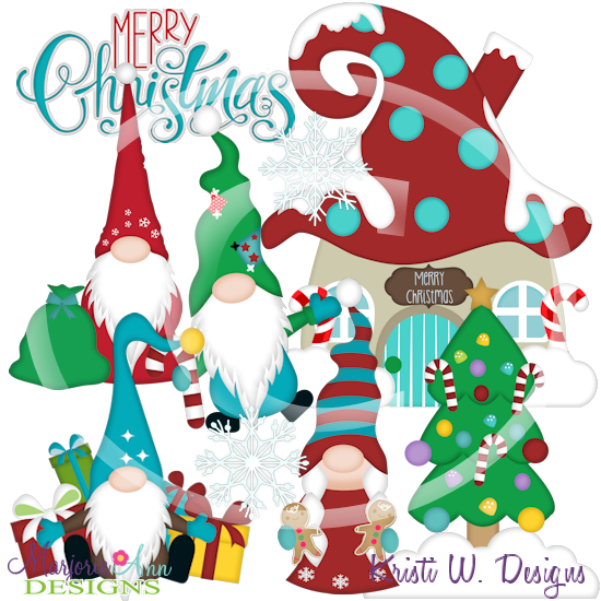 Christmas Gnomes SVG Cutting Files Includes Clipart - Click Image to Close